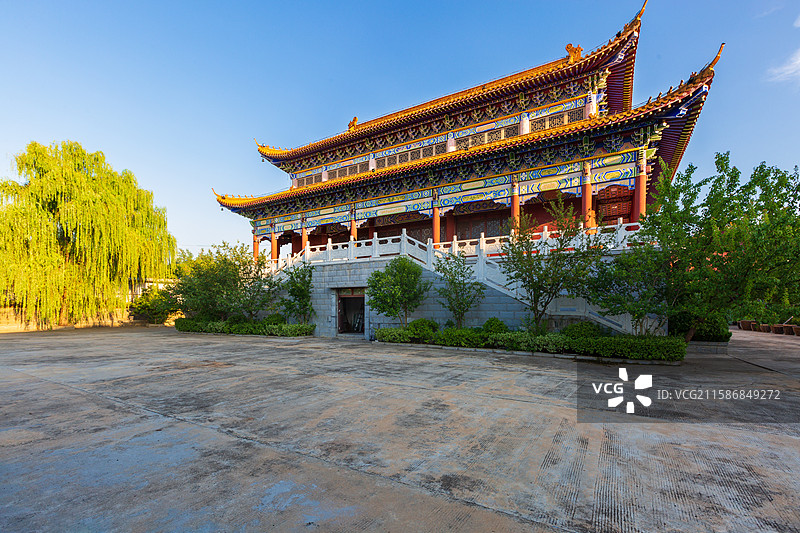 石弓山法云寺+安徽亳州涡阳图片素材