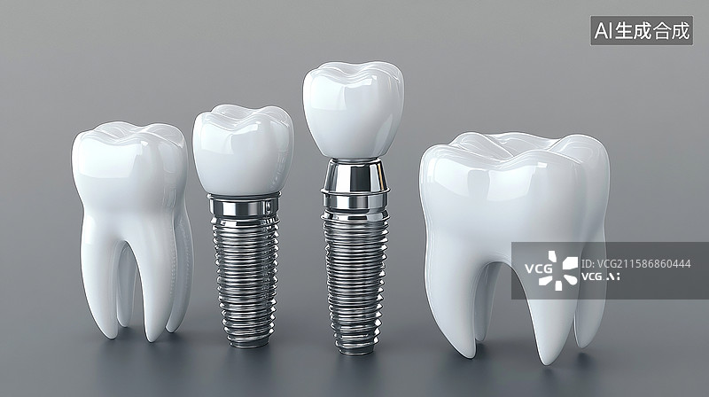【AI数字艺术】牙齿种植的健康选择图片素材