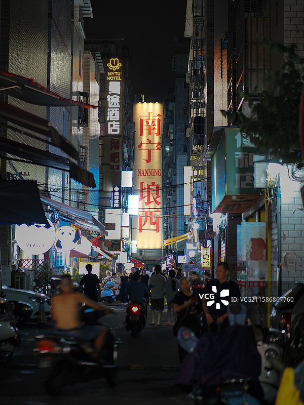南宁琅西夜市图片素材