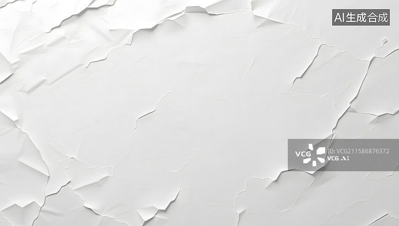 【AI数字艺术】皱纹纸张纹理的特写素材图片素材