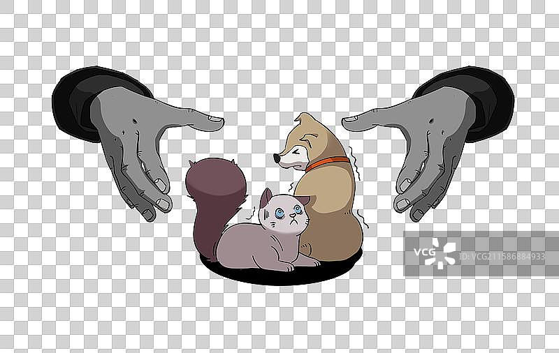 抗议宠物虐待行为图片素材