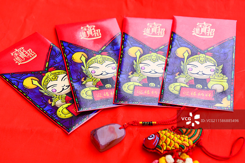 财神到拜年红包财运过年春节红包图片素材