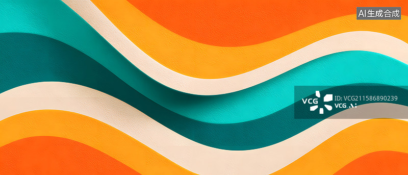 【AI数字艺术】复古迷幻风格节日海报设计作品图片素材