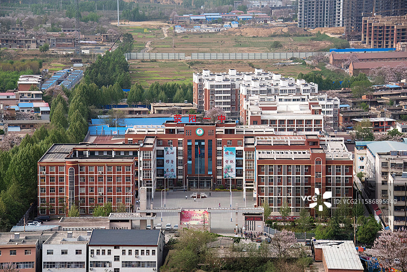河南省郑州市荥阳市荥阳一中校区图片素材