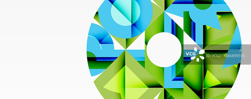 抽象几何构图与交错元素图片素材
