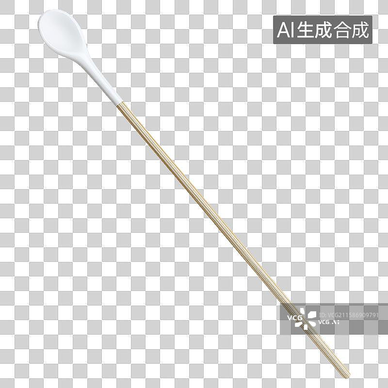 【AI数字艺术】3D风格厨房用品之搅拌勺元素图片素材