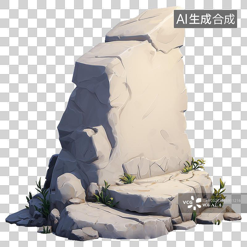 【AI数字艺术】3D风格石碑元素图片素材