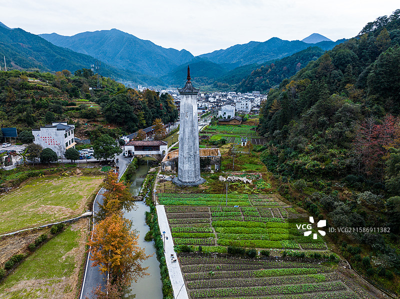 婺源理坑村图片素材