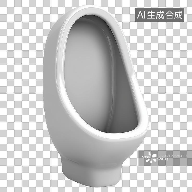 【AI数字艺术】3D风格清洁主题之便池元素图片素材