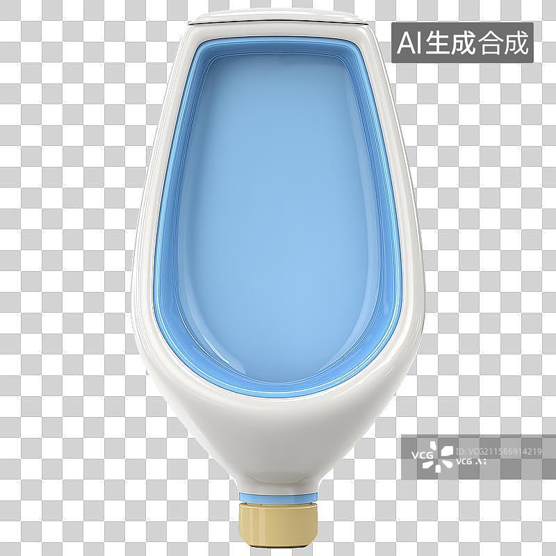 【AI数字艺术】3D风格清洁主题之便池元素图片素材