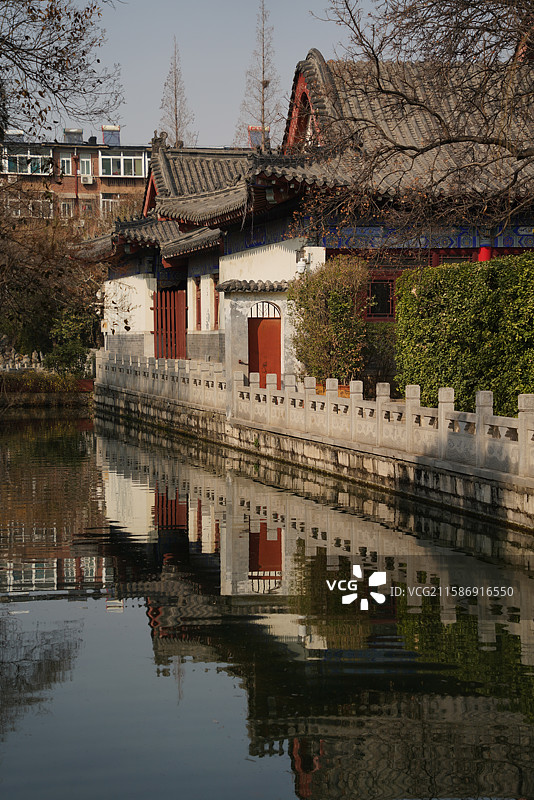 济南市山东巡抚大院旧址（现省人大常委会办公地）图片素材