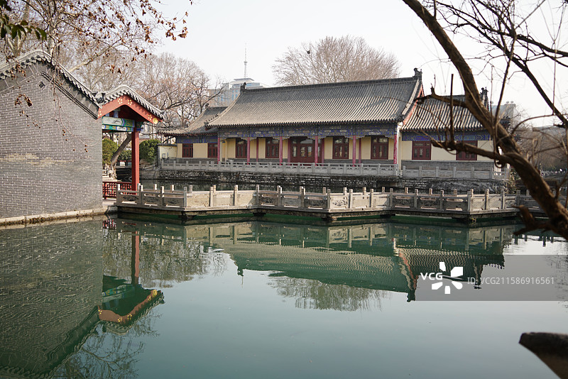 济南市山东巡抚大院旧址（现省人大常委会办公地）图片素材