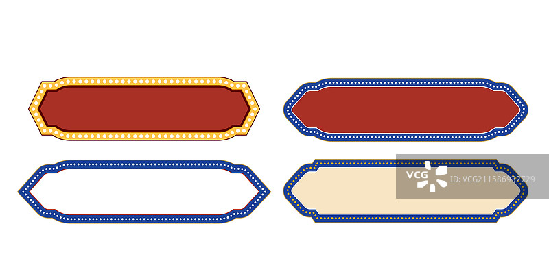 复古风标题框图片素材