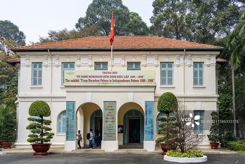 统一宫-胡志明-越南图片素材