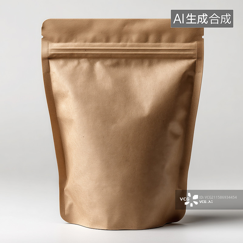 【AI数字艺术】牛皮纸包装袋子图片素材