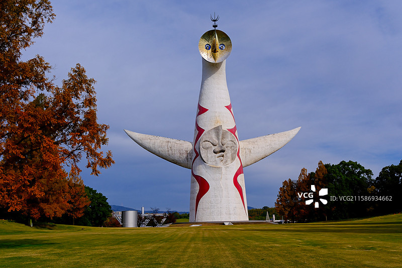 大阪的万博纪念公园图片素材