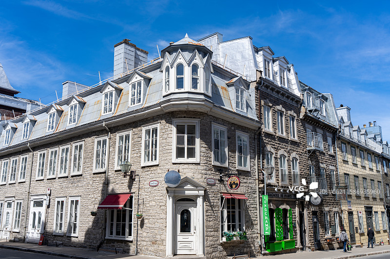 加拿大魁北克城-芳堤娜城堡/鬼怪取景地图片素材