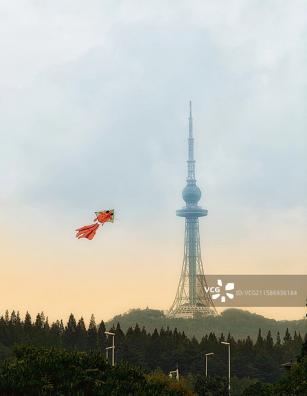 放风筝图片素材