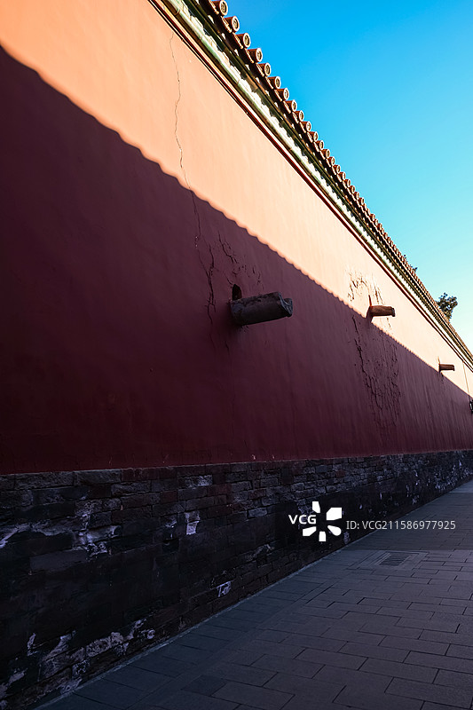 北京故宫博物院（紫禁城）-东筒子夹道（阴阳道）图片素材