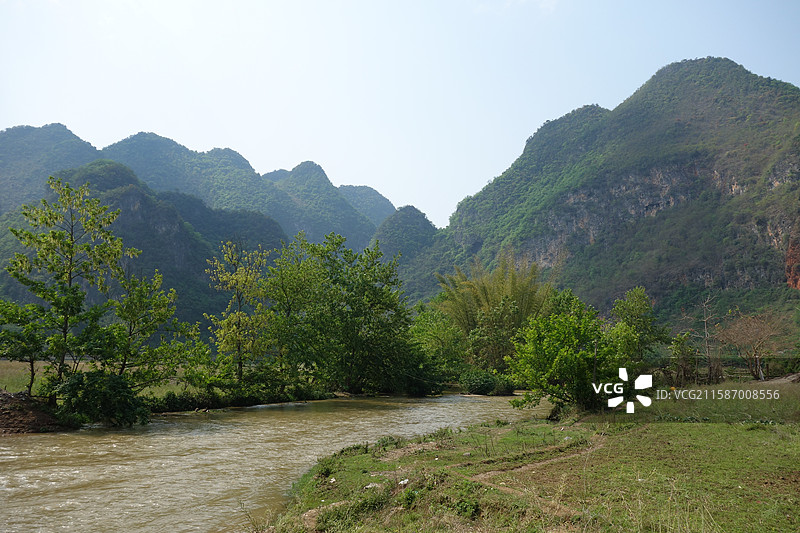 云南省文山州广南县坝美村图片素材
