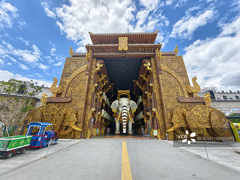 绍兴上虞中华孝德园图片素材