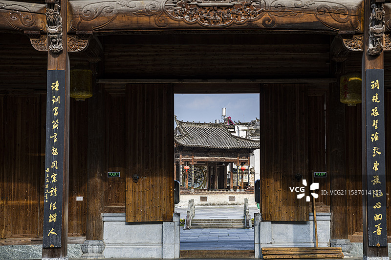 婺源江湾古镇图片素材