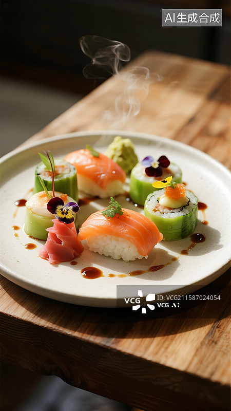 【AI数字艺术】日式融合创意料理图片素材