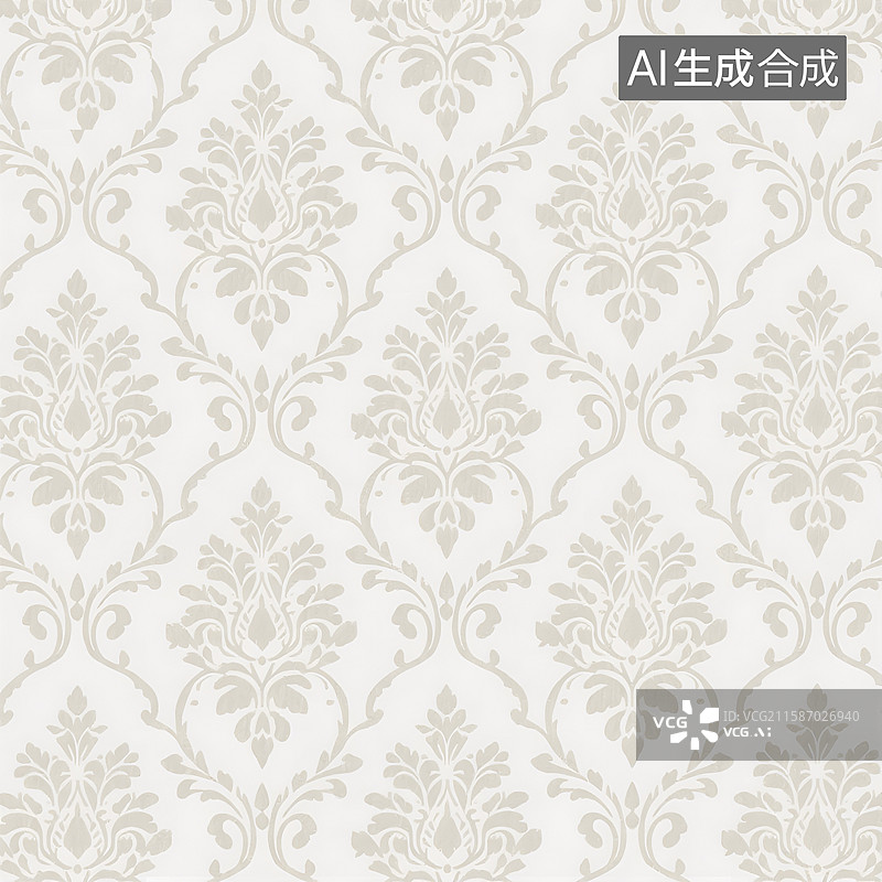 【AI数字艺术】墙纸花纹设计图片素材