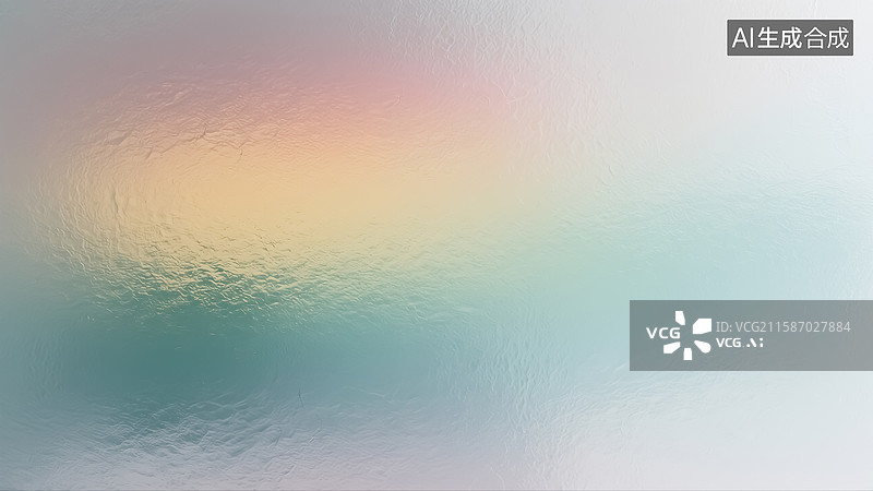 【AI数字艺术】磨砂玻璃插画图片素材