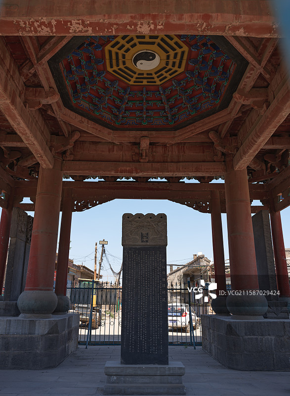 山西吕梁孝义县孝义古城中阳楼图片素材