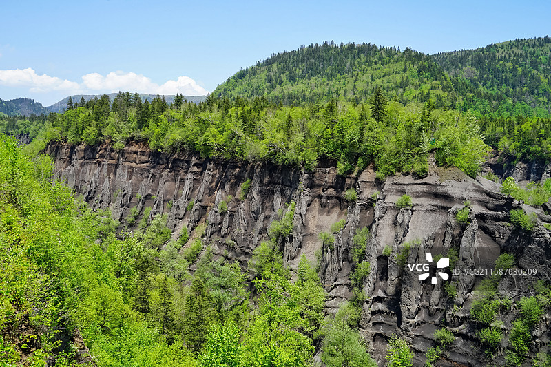 吉林长白山南坡景区鸭绿江大峡谷图片素材