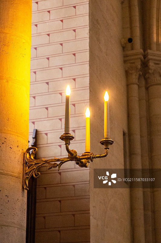 法国-巴黎-巴黎圣母院图片素材