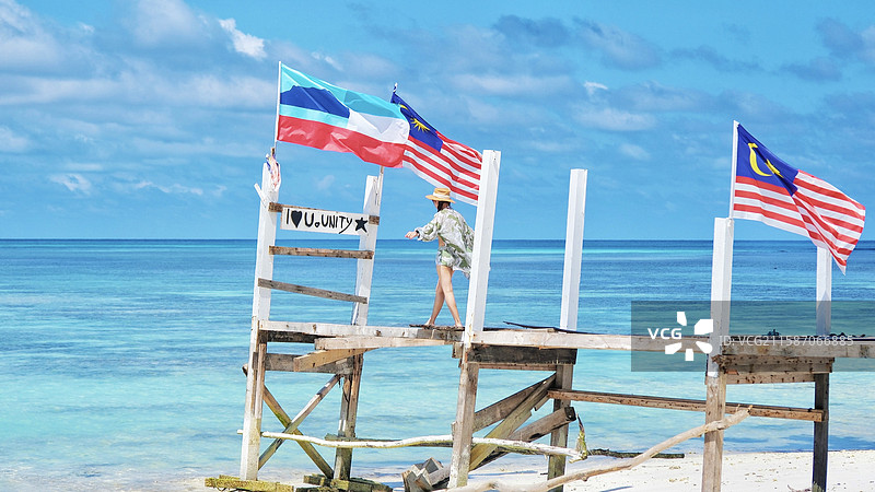 马来西亚环滩岛图片素材