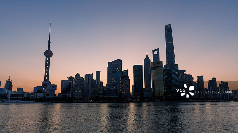 上海早晨图片素材