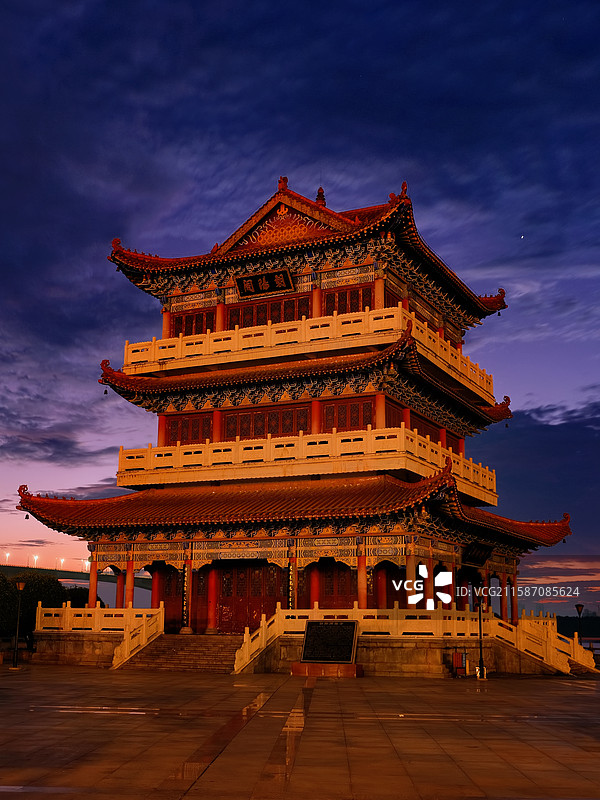 黄石朝阳阁图片素材