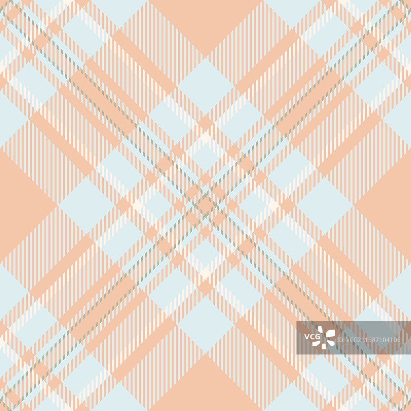 优雅的粉彩格子图案，柔和的桃色和浅色调图片素材