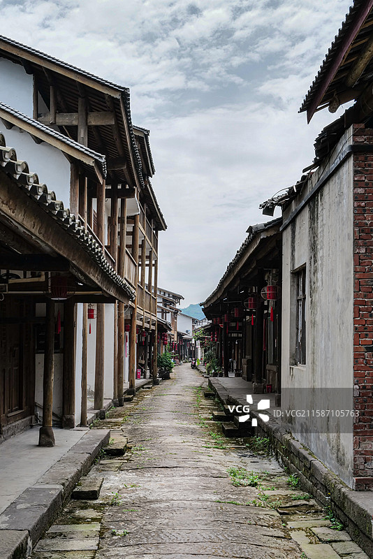 重庆 涞滩古镇 街道图片素材