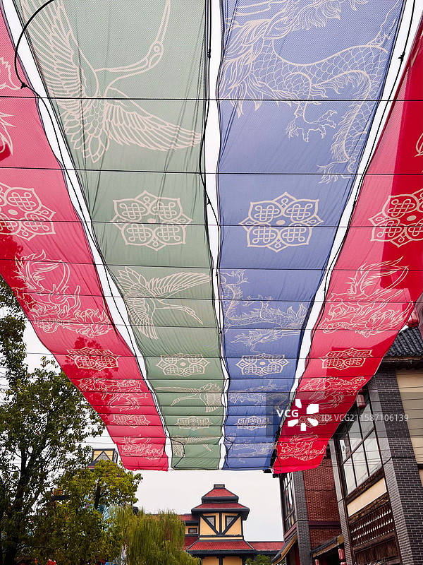 宁波杭州湾新区方特东方神画景区风光图片素材