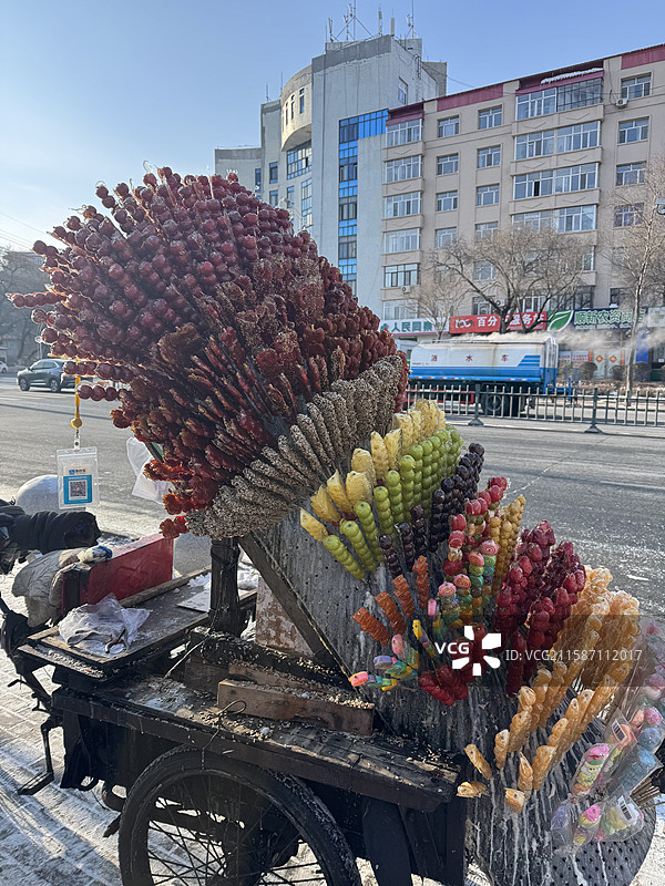 东北冰糖葫芦图片素材