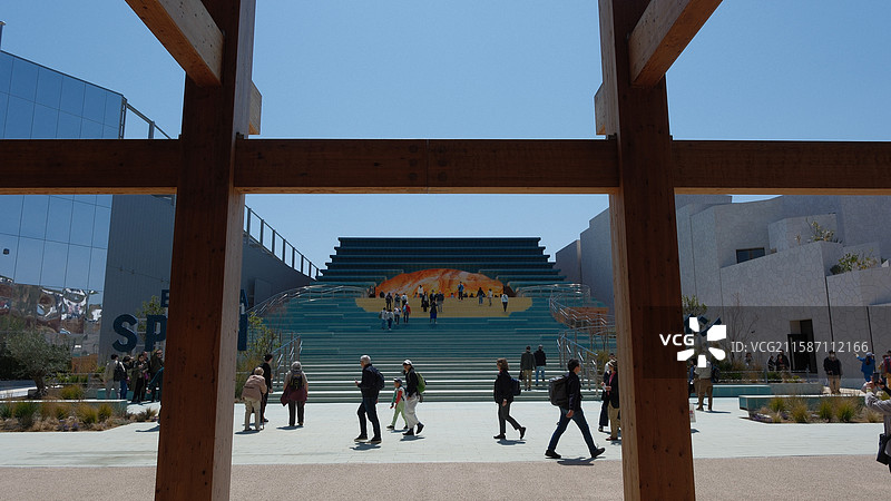 大阪世博会西班牙馆图片素材