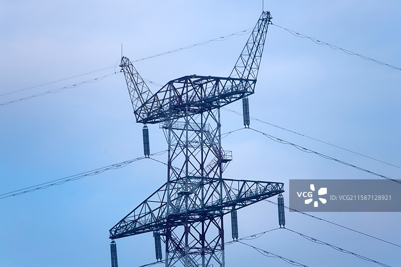 电塔局部图片素材