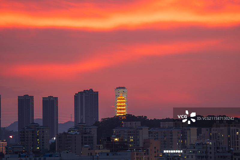 古今同框·深莞同烧·双城相拥图片素材