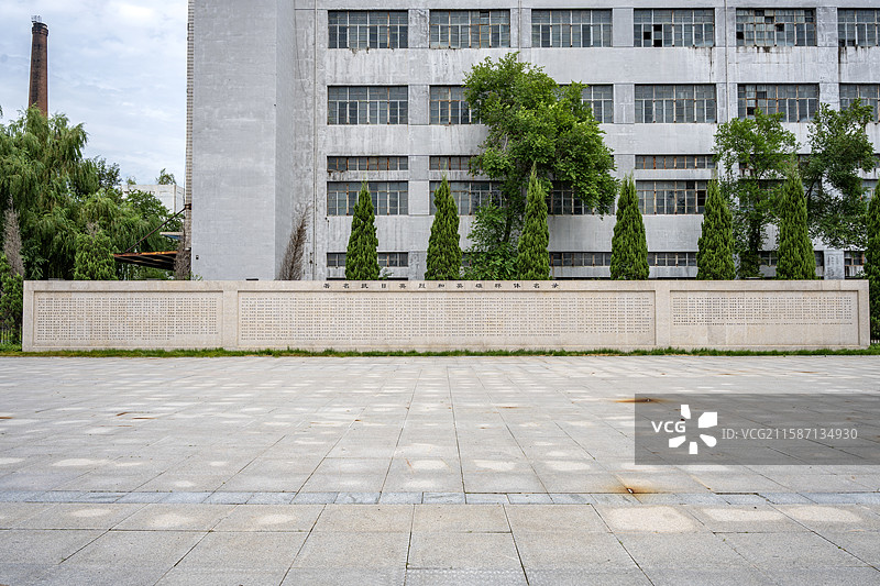 沈阳北大营营房旧址著名抗日英烈和英雄群体名录图片素材