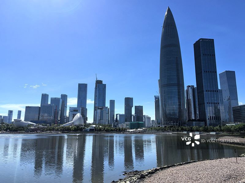 深圳南山后海建筑群图片素材