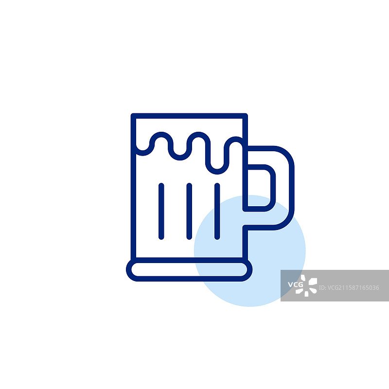 啤酒杯，饮酒和聚会图片素材