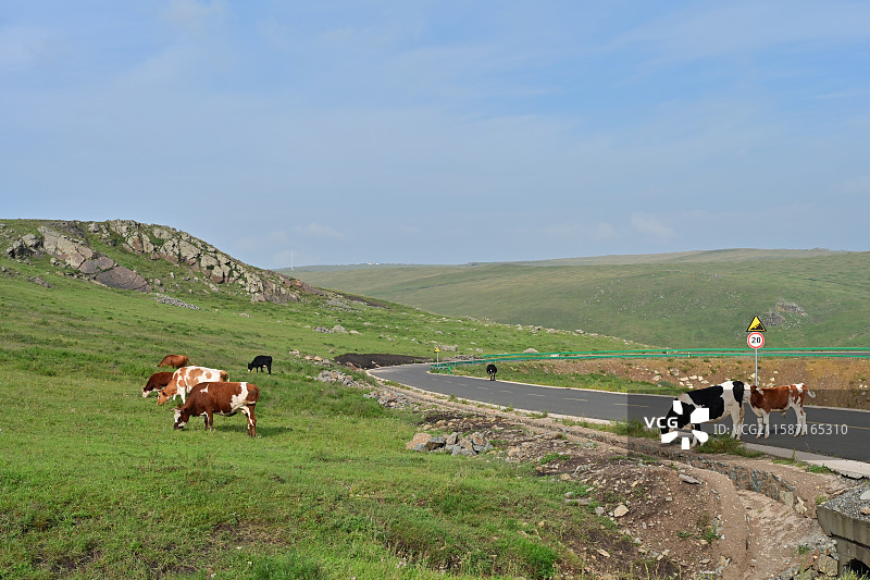 乌兰察布红石崖草原图片素材