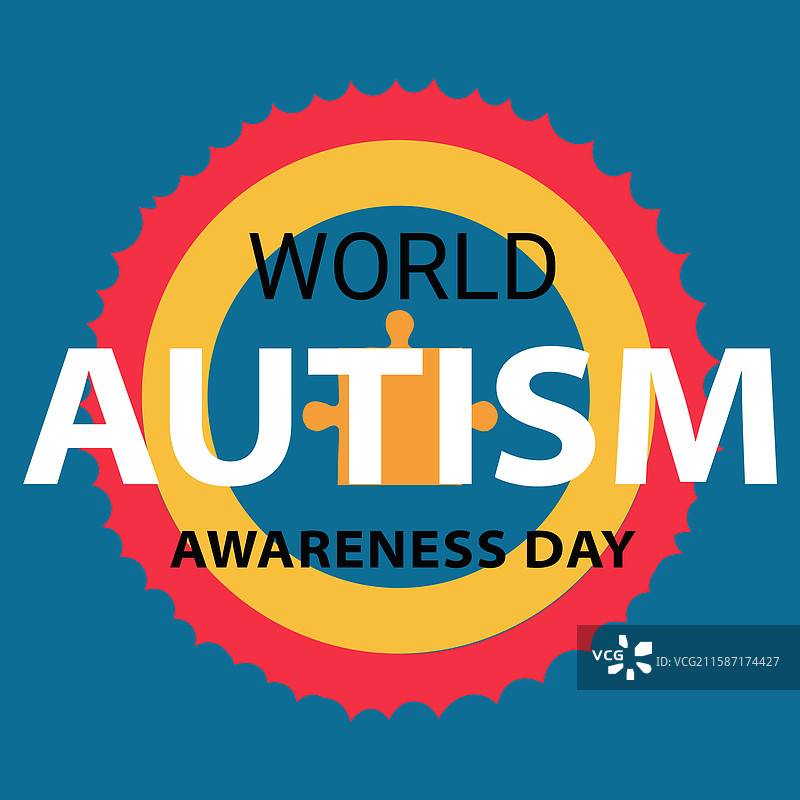 世界自闭症意识日图片素材