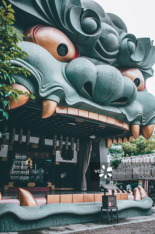 日本大阪难波八坂神社（狮子神社）图片素材