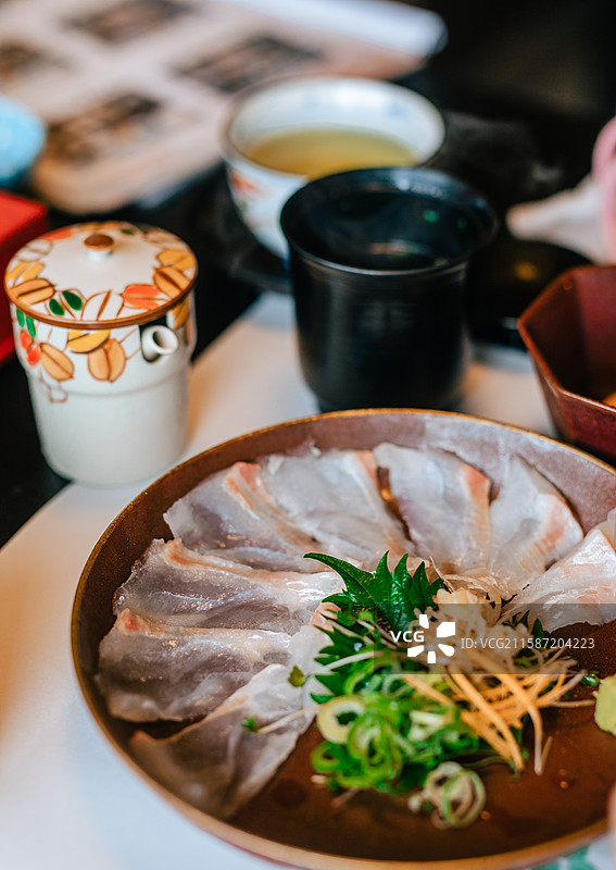 日本美食京都怀石料理套餐定食图片素材