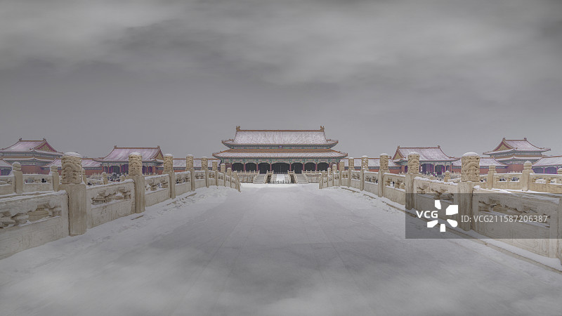 故宫太和门图片素材